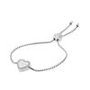 Picture of Michael Kors Logo Silver-Tone Slider Bangle Bracelet