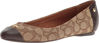 Picture of Coach Chelsea Ballet Flats, Khaki/Chestnut, 8.5 US / 38.5 EU