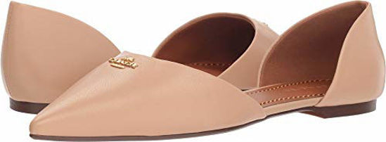 Picture of Coach Women's Leather Pointy Toe Flat Beechwood 9.5 M US