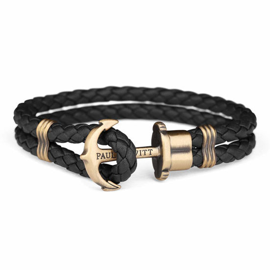 Black Anchor Leather Bracelet | Konga Online Shopping