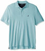 Picture of Nautica Men's Classic Fit Short Sleeve Solid Soft Cotton Polo Shirt, harbor mist, X-Large