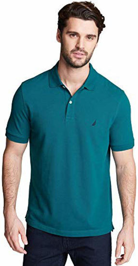 Picture of Nautica Men's Short Sleeve Solid Polo Shirt, ShadedSpruce, XL