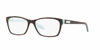 Picture of Ralph by Ralph Lauren Women's RA7039 Square Prescription Eyewear Frames, Shiny Havana On Aquamarine/Demo Lens, 53 mm