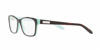 Picture of Ralph by Ralph Lauren Women's RA7039 Square Prescription Eyewear Frames, Shiny Havana On Aquamarine/Demo Lens, 53 mm