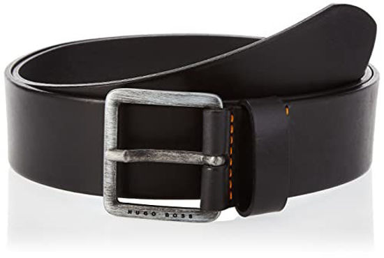 Picture of HUGO BOSS Orange Men's, Jeeko italian leather belt BLACK, US42 - EU110