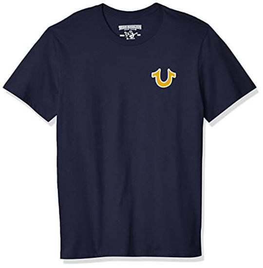 Picture of True Religion Men's Buddha Logo Short Sleeve Tee, Navy, M