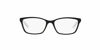 Picture of Ralph by Ralph Lauren Women's RA7044 Cat Eye Prescription Eyewear Frames, Shiny Black On White/Demo Lens, 52 mm