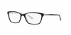 Picture of Ralph by Ralph Lauren Women's RA7044 Cat Eye Prescription Eyewear Frames, Shiny Black On White/Demo Lens, 52 mm