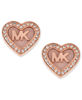 Picture of Michael Kors Women's Symbols Rose Gold-Tone Stud Earrings (Model: MKJ5066791)