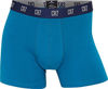 Picture of CR7 Men's 3-Pack Organic Cotton Blend Trunks, Red, Dark Blue, Light Blue, Extra Large