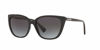 Picture of Ralph by Ralph Lauren Women's RA5274 Butterfly Sunglasses, Shiny Black/Grey Gradient, 56 mm