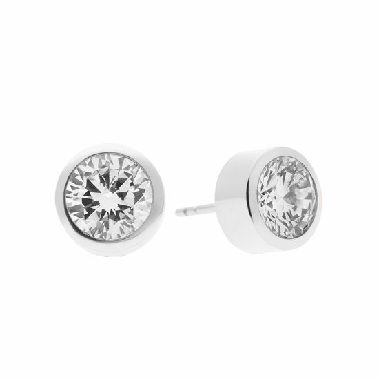 Mk store silver earrings