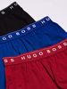 Picture of Hugo Boss Men's 3-Pack Cotton Trunk, New Red/Blue/black, XXL