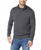 Picture of Nautica Men's Quarter-Zip Sweater, Charcoal Heather, XX-Large