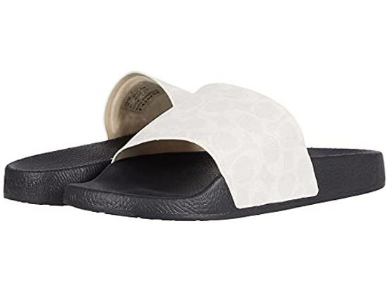 Coach flip flop discount in signature canvas