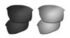 Picture of Prizo Polarized Replacement Lenses for Oakley Mercenary Sunglasses OO9424 - Multi Options (Black+Titanium), Medium