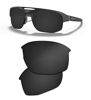 Picture of Prizo Polarized Replacement Lenses for Oakley Mercenary Sunglasses OO9424 - Multi Options (Black+Titanium), Medium