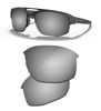 Picture of Prizo Polarized Replacement Lenses for Oakley Mercenary Sunglasses OO9424 - Multi Options (Black+Titanium), Medium