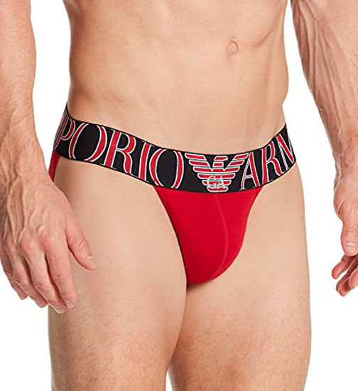 GetUSCart Emporio Armani Men s Megalogo Jockstrap Cherry X Large