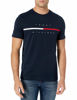 Picture of Tommy Hilfiger mens Short Sleeve Logo T-shirt T Shirt, Sky Captain, XX-Large Big US