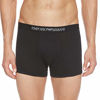 Picture of Emporio Armani Men's Cotton Boxer Briefs, Black/White/Red, Medium