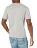 Picture of HUGO by Hugo Boss mens Dero Regular Fit Short Sleeve Reversed Logo Jersey T-shirt T Shirt, Silver, Large US