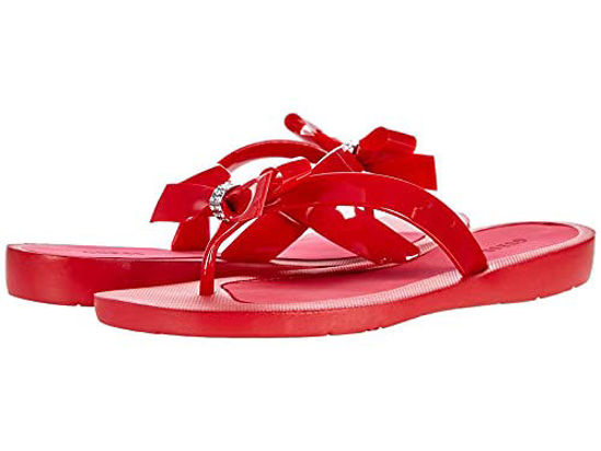 Picture of GUESS Women's Tutu Open Toe Sandal Red Multi 7 M