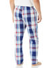 Picture of Nautica Men's Soft Woven 100% Cotton Elastic Waistband Sleep Pajama Pant, Sailboat Blue, Small