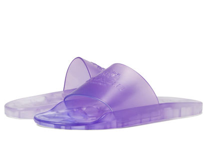 Picture of COACH Women's Ulyssa Pool Slides Purple 5 B - Medium