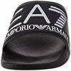 Picture of EA7 Men's Logo Sliders, Black, 7 US