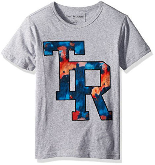 Picture of True Religion Boys Logo Tee Shirt, Heather Grey Sp, S