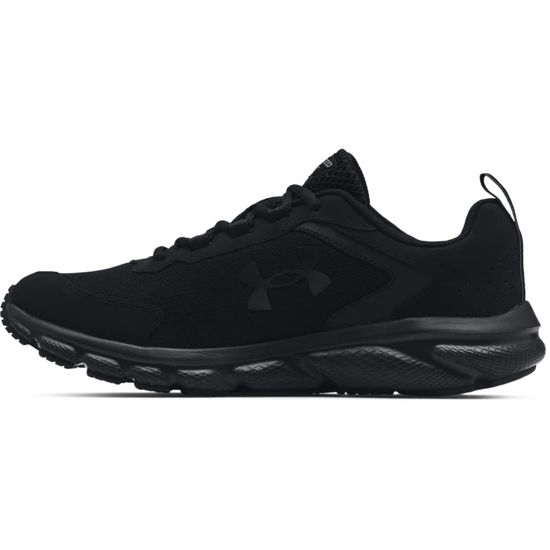 Picture of Under Armour mens Charged Assert 9 Running Shoe, Black (002 Black, 14 X-Wide US