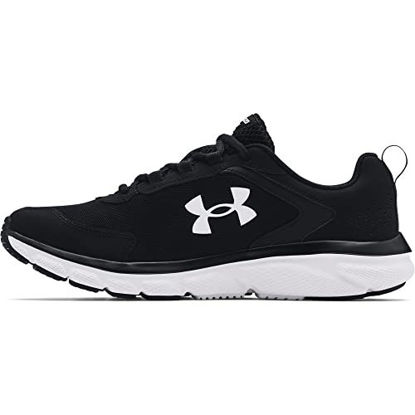 Picture of Under Armour Men's Charged Assert 9, Black (001)/White, 9 X-Wide US