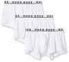 Picture of HUGO BOSS Men's 3-Pack Stretch Cotton Regular Fit Trunks, White, Extra Large