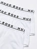 Picture of HUGO BOSS Men's 3-Pack Stretch Cotton Regular Fit Trunks, White, Extra Large