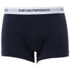 Picture of Emporio Armani Men's 2 Pack Cotton Trunk, White/Marine, Medium