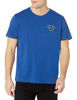 Picture of True Religion mens True Religion Buddha Crewneck Tee T Shirt, Cobalt Blue, Medium US