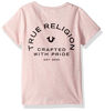 Picture of True Religion Big Girls' Fashion Short Sleeve Tee Shirt, Dusty Pink, M