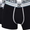 Picture of CR7 Men's 2-Pack Trunks, Organic Cotton Blend (Large) Black