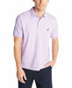 Picture of Nautica Men's Classic Fit Short Sleeve Solid Soft Cotton Polo Shirt, Lavendula, 3XLT Tall