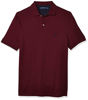 Picture of Nautica Men's Classic Fit Short Sleeve Solid Soft Cotton Polo Shirt, Royal Burgundy, 5X Big