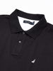 Picture of Nautica Men's Classic Fit Short Sleeve Solid Soft Cotton Polo Shirt, True Black, 3X-Large