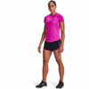 Picture of Under Armour Women's Fly By 2.0 Running Shorts , Black (011)/Meteor Pink , Medium