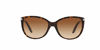 Picture of Ralph by Ralph Lauren Women's RA5160 Cat Eye Sunglasses, Shiny Dark Tortoise/Gradient Brown, 57 mm