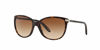 Picture of Ralph by Ralph Lauren Women's RA5160 Cat Eye Sunglasses, Shiny Dark Tortoise/Gradient Brown, 57 mm