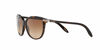 Picture of Ralph by Ralph Lauren Women's RA5160 Cat Eye Sunglasses, Shiny Dark Tortoise/Gradient Brown, 57 mm