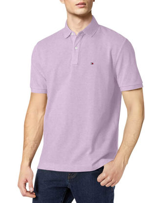 Picture of Tommy Hilfiger mens Ivy Clf Polo Shirt, African Violet, Medium US