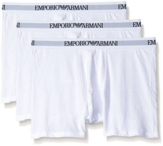 Picture of Emporio Armani Men's Cotton Boxer Briefs, White, X-Large