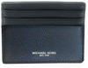 Picture of Michael Kors Men's Cooper Slim Tall Card Case Leather Wallet (Navy)