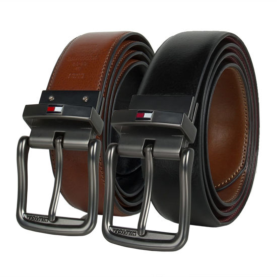 Buy Tommy Hilfiger Evora Mens Leather Belt & Wallet Gift Set - Tan online